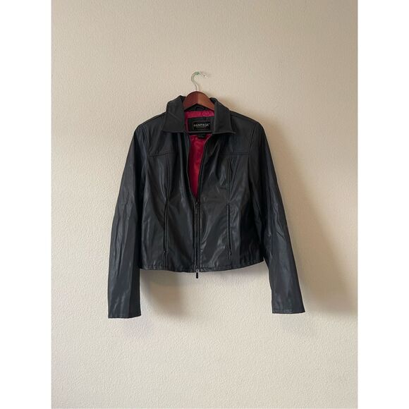 Rampage women’s PU style front zip y2k jacket‎ size large - Picture 5 of 5